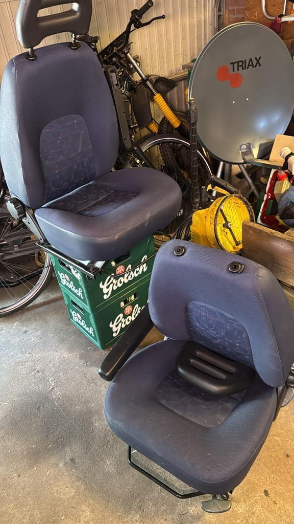 Fiat Ducato Voorstoelen met Armleuning, Auto-onderdelen, Interieur en Bekleding, Fiat, Gebruikt, Ophalen