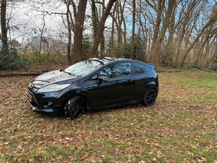 Ford Fiësta 1.6 Ti-vct 88KW 3DR 2010 Zwart, Auto's, Ford, Particulier, Fiësta, Achteruitrijcamera, Apple Carplay, Elektrische buitenspiegels
