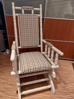 Vintage Engelse Schommelstoel, Huis en Inrichting, Stoelen, Ophalen, Zo goed als nieuw, Stof, Eén