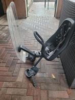 Yepp Voorzitje met windscherm, Fietsen en Brommers, Fietsaccessoires | Fietsstoeltjes, Yepp, Ophalen of Verzenden, Gebruikt, Voetsteuntjes