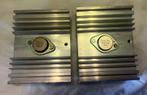 2 maal Transistor Philips BDX66B BDX67B op koelblok, Ophalen of Verzenden, Zo goed als nieuw