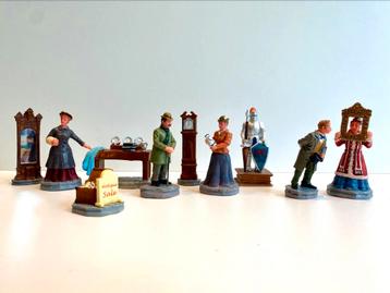 Lemax Antique Shop figuren, set of 10 (Very Rare) NIEUW beschikbaar voor biedingen