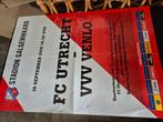 FC UTRECHT  - VVV VENLO , WEDSTRIJDPOSTER, Verzamelen, Sportartikelen en Voetbal, Ophalen of Verzenden, Zo goed als nieuw, F.C. Utrecht