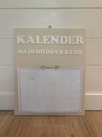 Kalender van hout handgemaakt, Ophalen, Maandkalender, Zo goed als nieuw