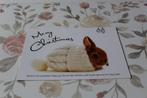 Kerst Postkaart - Baby Konijn ligt in Muts, Duitsland,, Verzenden, 1980 tot heden, Ongelopen, Feest(dag)
