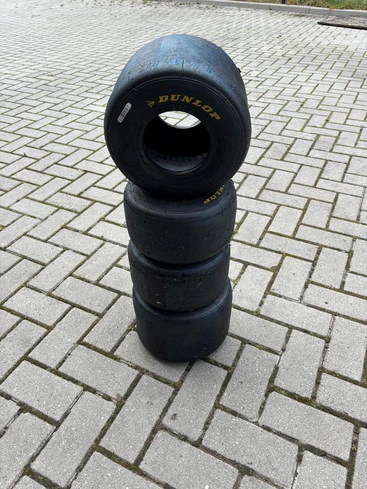 Gebruikte Kartbanden – Vega, LeCont & Dunlop – Vanaf 10 Laps, Sport en Fitness, Karting, Gebruikt, Onderdelen Kart, Ophalen of Verzenden