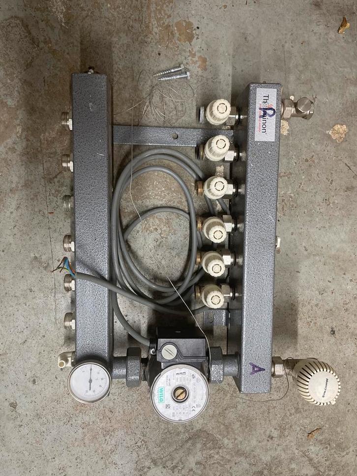 Therminon Vloerverwarmingsverdeler met Wilo Pomp, Doe-het-zelf en Verbouw, Verwarming en Radiatoren, Gebruikt, Overige typen, 200 tot 500 watt