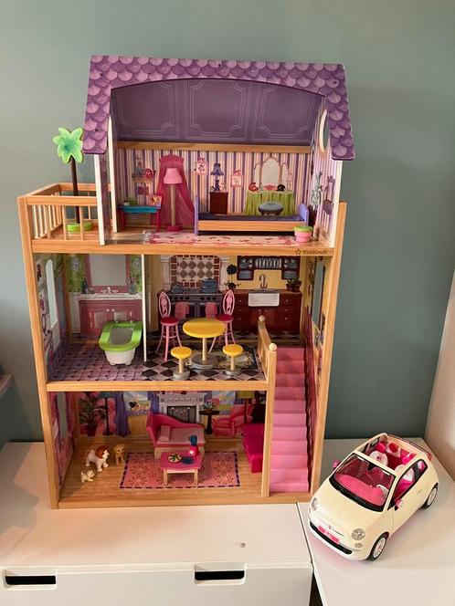 Kidscraft poppenhuis barbiehuis hoog, Kinderen en Baby's, Speelgoed | Poppenhuizen, Zo goed als nieuw, Ophalen of Verzenden