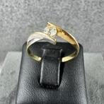 Gouden Ring | 14k | 1,2g | slagring zirkonia |15,75| 393032
