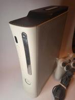 Xbox 360 wit 120gb met 1 controller en alle kabels, Spelcomputers en Games, Spelcomputers | Xbox 360, 360 Elite of Super Elite