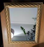 Spiegel met brons kleurige lijst 35x45 cm, Minder dan 50 cm, Ophalen of Verzenden, Zo goed als nieuw, Minder dan 100 cm