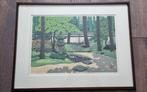 Houtsnede van Masao Ido, Ophalen, Oorspronkelijke maker, Nieuw, Schilderij