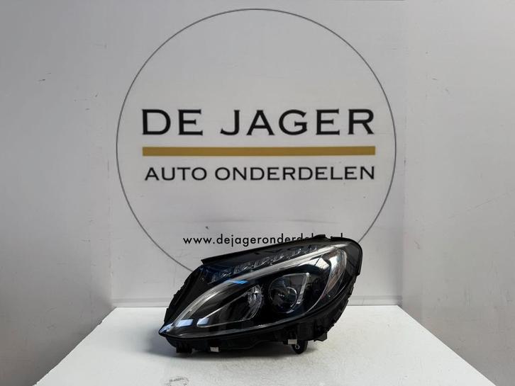 MERCEDES C KLASSE W205 HIGH PERF KOPLAMP A2059062504 LINKS, Auto-onderdelen, Verlichting, Mercedes-Benz, Gebruikt, Ophalen of Verzenden