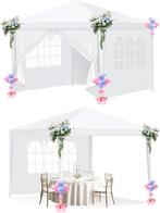Tuinpaviljoen - Pop-up Kliksysteem - 3 x 3 m - Wit, Quore B.V., Partytent, Nieuw, 7559PT Bornsedijk 101