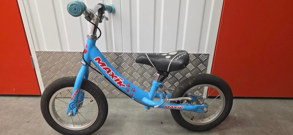 Loopfiets Maxik - Blauw (Helemaal nieuw), Fietsen en Brommers, Fietsen | Meisjes, Gebruikt, Maxik, 14 inch of minder, Ophalen of Verzenden