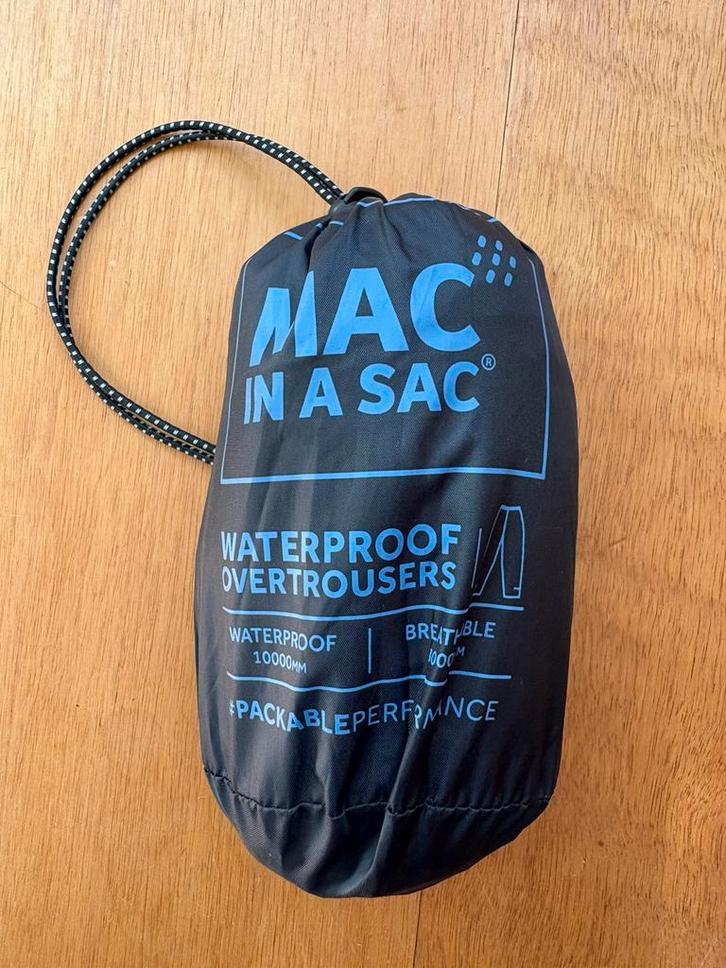 Mac in a sac regenbroek maat L, Caravans en Kamperen, Regenkleding, Zo goed als nieuw, Ophalen of Verzenden