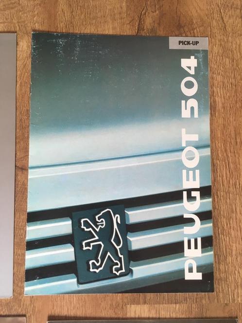 Peugeot 504 - coupe - cabriolet - pick up, Boeken, Auto's | Folders en Tijdschriften, Nieuw, Peugeot, Ophalen of Verzenden