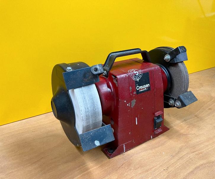 CREUSEN profiline slijpmachine Creusen 275W., Doe-het-zelf en Verbouw, Gereedschap | Slijpmachines, Gebruikt, Werkbankslijpmachine