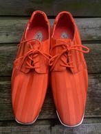 HUGO VITELLI oranje gestreepte schoenen maat 45, Ophalen of Verzenden, Zo goed als nieuw, Veterschoenen