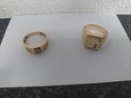 Twee gouden ringen, Ophalen of Verzenden, Zo goed als nieuw, 17 tot 18, Dame