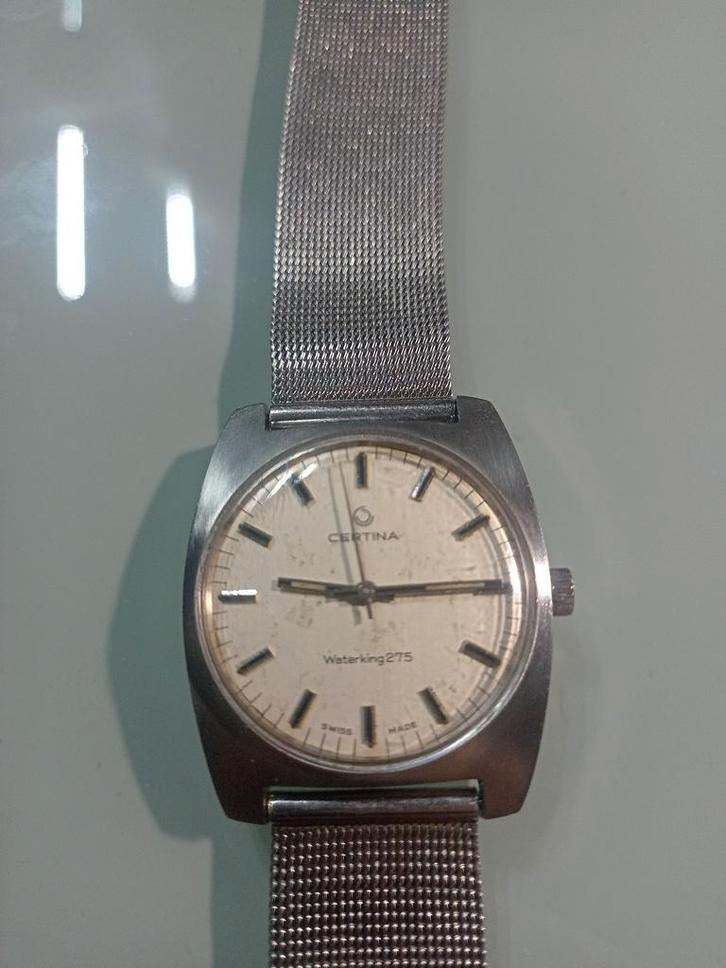 Certina waterking 275., Sieraden, Tassen en Uiterlijk, Horloges | Antiek, Polshorloge, Overige merken, Staal, 1960 of later, Ophalen of Verzenden