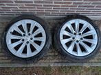 Tesla model S 19" Slipstream velg Michelin band, Gebruikt, Banden en Velgen, 235 mm, Zomerbanden