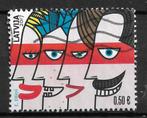 109-24 Latvija 2017 / Gelegenheidszegel , Postzegels en Munten, Overige landen, Verzenden, Gestempeld
