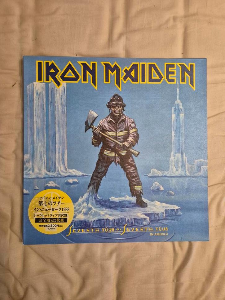 Iron Maiden - Seventh Tour of a Seventh Tour Americal, Cd's en Dvd's, Vinyl | Hardrock en Metal, Zo goed als nieuw, Ophalen of Verzenden