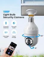 Aiwit 1080p Gloeilamp Draadloze Beveiligingscamera,Zwart, Ophalen of Verzenden, Nieuw, Buitencamera