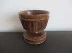 Knotten bakje op voet, gedraaid hout, antiek Biedermeier, Antiek en Kunst, Antiek | Woonaccessoires, Verzenden