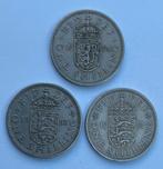3x 1 Shilling Elizabeth Engeland, Ophalen of Verzenden, Overige landen, Losse munt