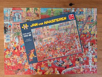 Jan van Haasteren puzzel puzzle La Tomatina 1000 stukjes beschikbaar voor biedingen