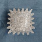 Vintage plafondlamp, plafonnière Glashutte Limburg, Gebruikt, Glashutte Limburg, Ophalen of Verzenden, Glas