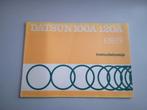 Instructieboekje / handleiding Datsun 100a, 120a cherry 1975, Verzenden