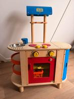Houten speelgoed keuken wonder world, Ophalen of Verzenden, Zo goed als nieuw, Hout, Speelkeuken