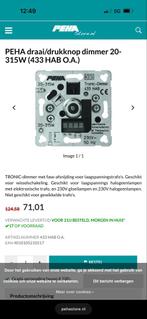 Peha Tronic Dimmers - Gebruikt, Goede Staat, Ophalen of Verzenden, Gebruikt, Schakelaar