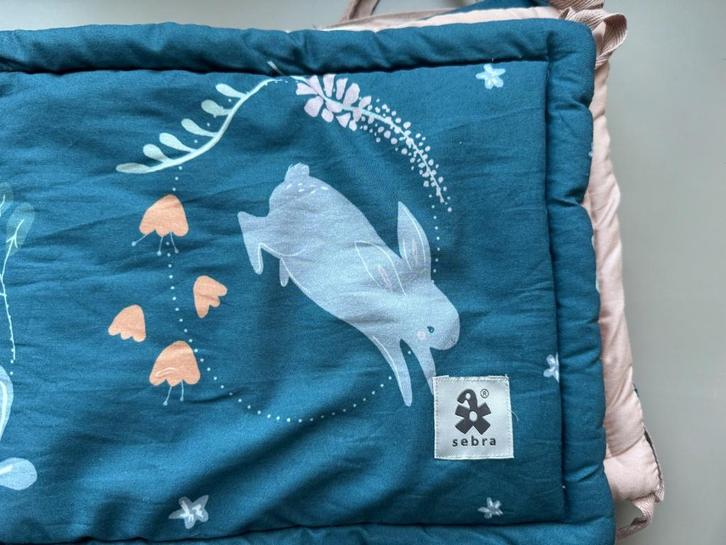 Sebra stootkussen bedomrander “Daydream”, Kinderen en Baby's, Babywiegjes en Ledikanten, Zo goed als nieuw, Overige typen, Ophalen of Verzenden