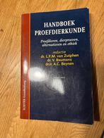 Handboek proefdierkunde, 4e druk, Boeken, Studieboeken en Cursussen, Ophalen of Verzenden, L. F. M van Zutphen, Zo goed als nieuw
