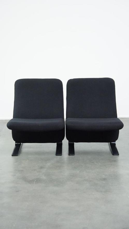 2 x Vintage design fauteuil Artifort Concorde model f780, Huis en Inrichting, Fauteuils, Gebruikt, Stof, 50 tot 75 cm, 75 tot 100 cm