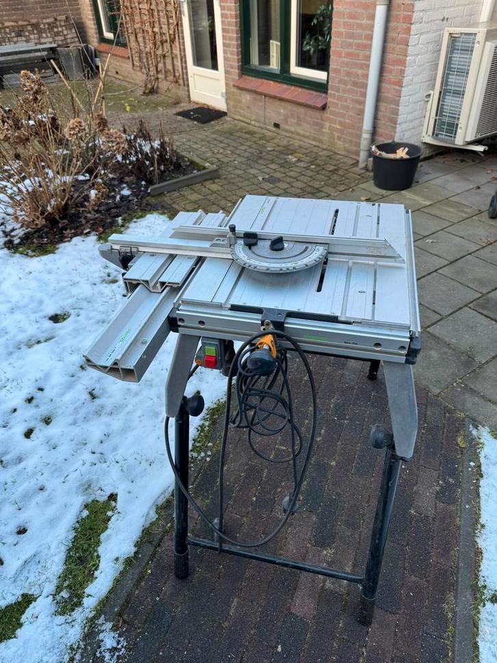 Festool basisplus  tafel incl hoekaanslag en rolgeleiding, Doe-het-zelf en Verbouw, Steigers, Zo goed als nieuw, Overige typen
