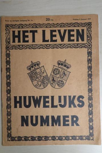 Huwelijksnummer "Het Leven" van 8 januari 1937 beschikbaar voor biedingen