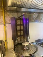 Doner/gyross spit, 4 branders~ met mes., Ophalen, Zo goed als nieuw, Rvs of Chroom