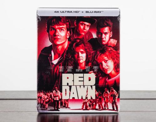 Red Dawn 4K UHD + Blu-Ray STEELBOOK (US Import / Shout), Cd's en Dvd's, Blu-ray, Nieuw in verpakking, Actie, Ophalen of Verzenden