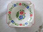 porceleinen asbak F.I.M.Alfoldi Porcelain Hungary bloem, Ophalen of Verzenden