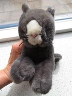 Poes of kat grijs velours van IKEA blauwe ogen, Kinderen en Baby's, Speelgoed | Knuffels en Pluche, Ophalen of Verzenden, Zo goed als nieuw