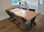 Industriële boomstam eettafel 240cm, Industrieel, Ophalen, Overige houtsoorten, Nieuw