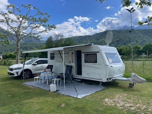 Luxe Eriba Nova 545 SL – 2019 – Winterklaar & Bomvol Extra’s, Caravans en Kamperen, Caravans, Particulier, tot en met 4, 1500 - 2000 kg