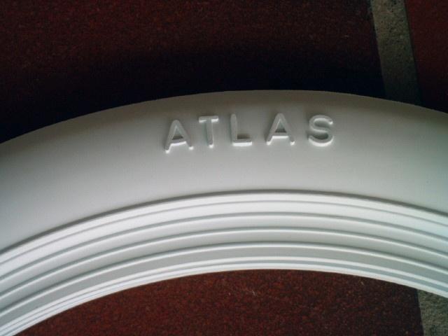 Witwand ringen Atlas, 15 inch voor o.a. VW Kever, Auto diversen, Auto-accessoires, Nieuw, Ophalen of Verzenden