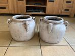 2. Grote zware PTMD potten, Huis en Inrichting, Woonaccessoires | Vazen, Ophalen, Overige kleuren, Aardewerk of Porselein, Zo goed als nieuw
