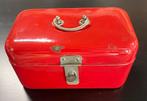 Rood Emaille Beschuit Trommeltje Vintage, Ophalen of Verzenden